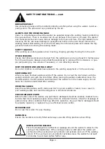 Preview for 5 page of Ross RXT170P Operating Instructions Manual