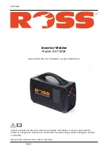 Preview for 1 page of Ross RXT180E General Instruction For Installation Use And Maintenance