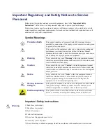 Preview for 3 page of Ross Synergy 100 MD Operator'S Manual