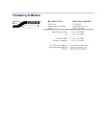 Preview for 9 page of Ross Synergy 100 MD Operator'S Manual