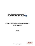 Предварительный просмотр 1 страницы Ross UltraChrome HR User Manual