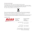 Предварительный просмотр 5 страницы Ross Ultricore RCP-ME User Manual