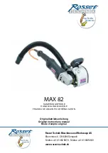 Rosset Technik MAX 82 Operating Instructions Manual preview