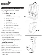 rosseto EZ-PRO 1B Assembly Instructions предпросмотр