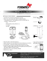 rosseto EZ-PRO EZP2753 Quick Start Manual предпросмотр