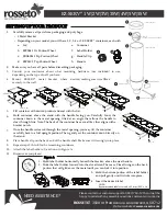 Предварительный просмотр 1 страницы rosseto EZ-SERV 1W Quick Start Manual