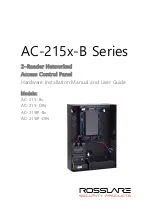 Rosslare AC-215 B Series Installation Manual And User'S Manual preview