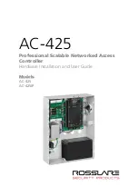 Preview for 1 page of Rosslare AC-425IP Hardware Installation And User'S Manual