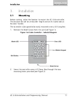 Preview for 11 page of Rosslare AC-A41 Installation And Programming Manual