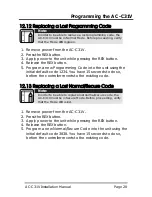 Preview for 30 page of Rosslare AC-C31V Installation Manual