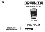 Rosslare AC-F43 Instruction Manual preview