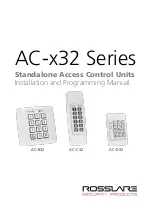 Предварительный просмотр 1 страницы Rosslare AC Series Advanced Installation And Programming Manual