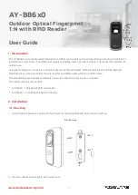 Preview for 1 page of Rosslare AY-B86 0 Series User Manual