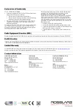 Preview for 4 page of Rosslare AY-B86x0 Series User Manual