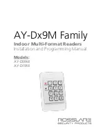 Preview for 1 page of Rosslare AY-D09M Installation And Programming Manual