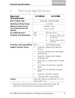 Preview for 9 page of Rosslare AY-D09M Installation And Programming Manual