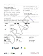 Preview for 3 page of Rosslare AY-H6255BT Installation And User Manual