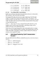 Preview for 21 page of Rosslare AY-Q64 Installation And Programming Manual