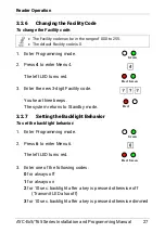 Предварительный просмотр 27 страницы Rosslare AYC-E 5 Series Installation And Programming Manual