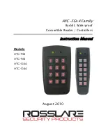 Rosslare AYC-F54 Instruction Manual preview