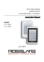 Rosslare AYC-Q Series Instruction Manual preview