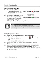 Предварительный просмотр 17 страницы Rosslare AYC-Q Series Instruction Manual