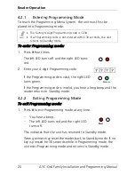 Preview for 20 page of Rosslare AYC-Q54B Installation And Programming Manual