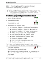 Preview for 21 page of Rosslare AYC-Q54B Installation And Programming Manual