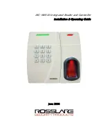 Preview for 1 page of Rosslare AYC-W6500 Installation And Operation Manual