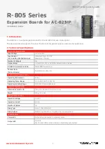 Preview for 2 page of Rosslare D-805 Series Installation Manual