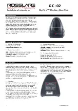 Rosslare DigiTool GC-02 Installation Instructions предпросмотр