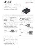 Preview for 1 page of Rosslare MD-08 Installation And User Manual