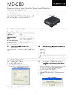 Preview for 1 page of Rosslare MD-08B Installation And User Manual