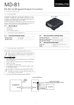 Предварительный просмотр 1 страницы Rosslare MD-81 Installation Manual