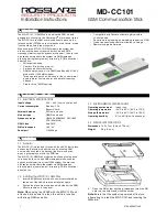 Rosslare MD-CC101 Installation Instructions preview