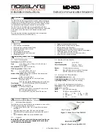 Rosslare MD-N33 Installation Instructions preview