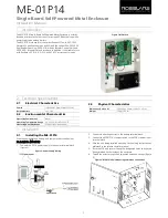 Preview for 1 page of Rosslare ME-01P14 Installation Manual