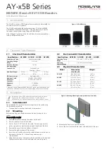 Rosslare MIFARE Classic AY 5B Series Installation Manual preview