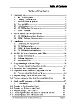 Предварительный просмотр 3 страницы Rosslare Mifare CP-R25 Hardware & Software Manual