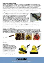 Preview for 4 page of Rossle BIBER 22 BRUSH Operating Instructions Manual