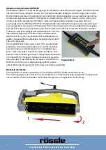 Preview for 4 page of Rossle BISAM 22 BRUSH Operating Instructions Manual