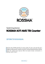 ROSSMA IIOT-AMS Tilt Counter Operation Manual preview