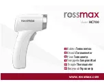 Preview for 1 page of Rossmax HC700 User Manual