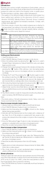 Preview for 3 page of Rossmax HC700 User Manual