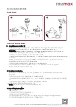 Rossmax NB500 Quick Manual предпросмотр