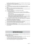 Preview for 7 page of Rossofuoco RUBINO User And Maintenance Manual