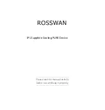 Preview for 1 page of ROSSWAN PURE Instruction Manual