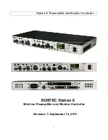 ROSTEC Station 6 Manual предпросмотр