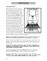 Preview for 4 page of Rostra Backzone 250-1901 Manual