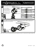 Предварительный просмотр 3 страницы Roswell MC Aquatone 6.5 HLCD Installation Instructions